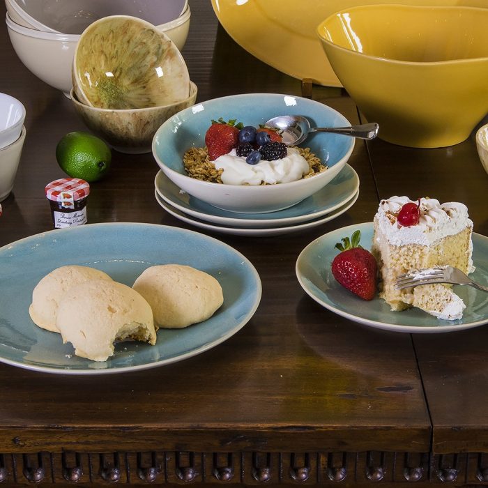 PLATO POSTRE CERÁMICA