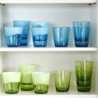 VASO DE CRISTAL FENICIA VERDE