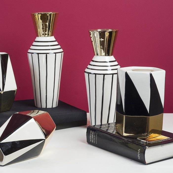 JARRÓN GLAM GEOMETRIC