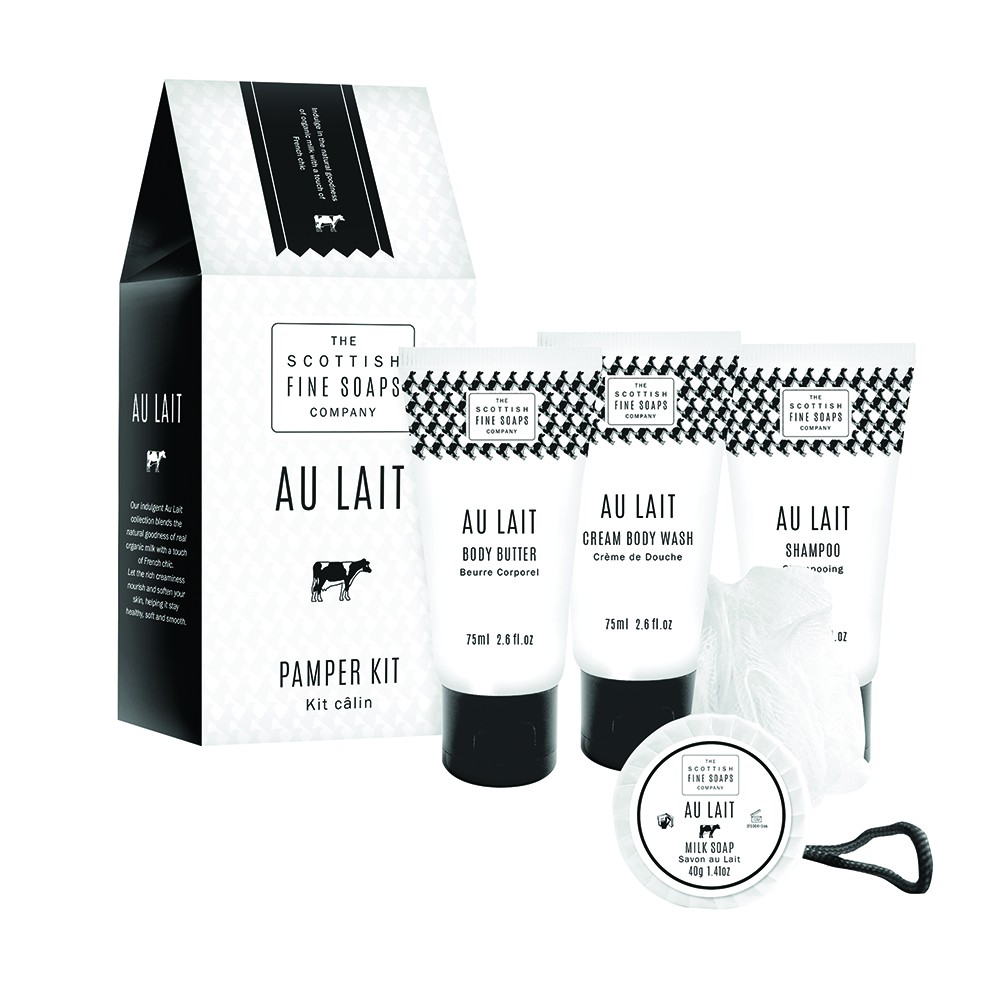 AU LAIT PAMPER CREAM , BODY WASH , SHAMPOO