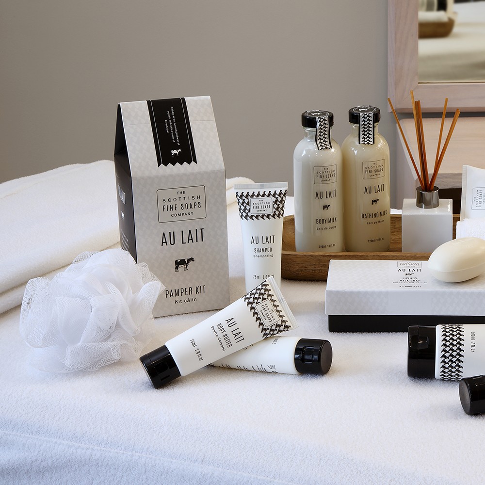 AU LAIT PAMPER CREAM , BODY WASH , SHAMPOO