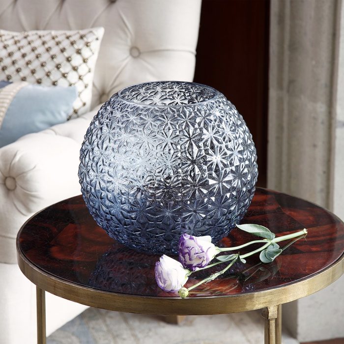 FLORERO ORBE CRISTAL