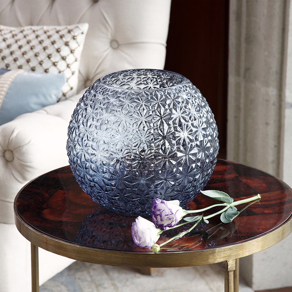 FLORERO ORBE CRISTAL