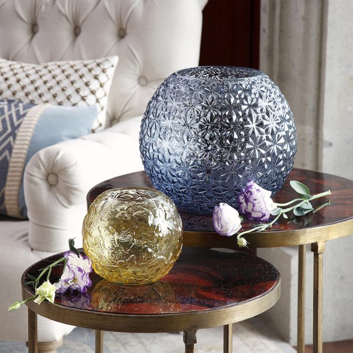 FLORERO ORBE CRISTAL