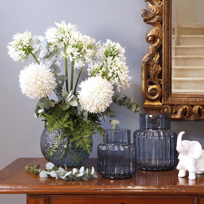 FLORERO ORBE CRISTAL