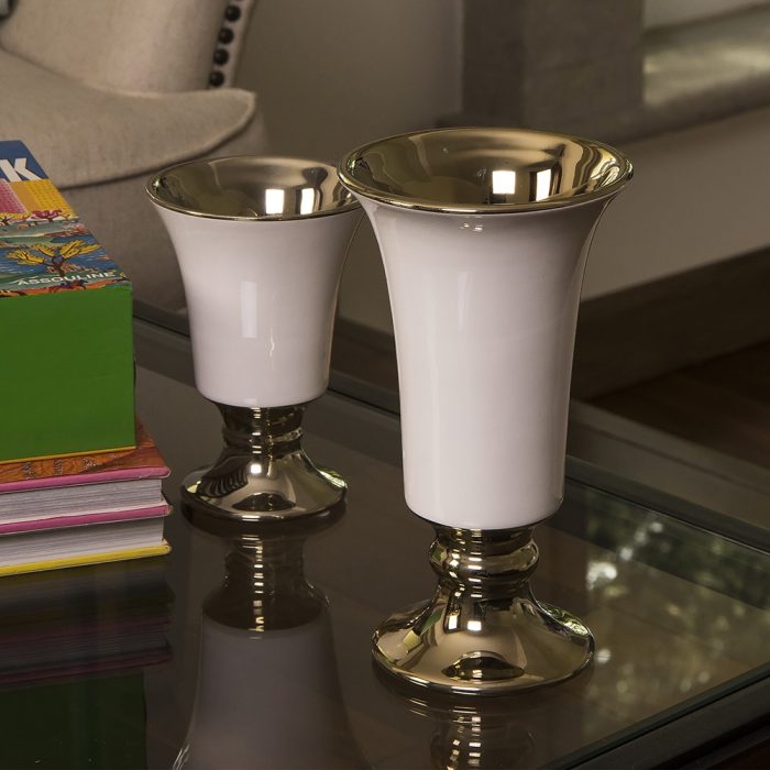 JARRÓN DE PEDESTAL ELIETTE