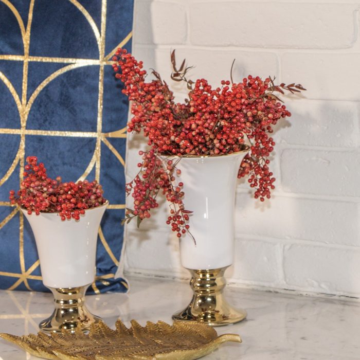 JARRÓN DE PEDESTAL ELIETTE