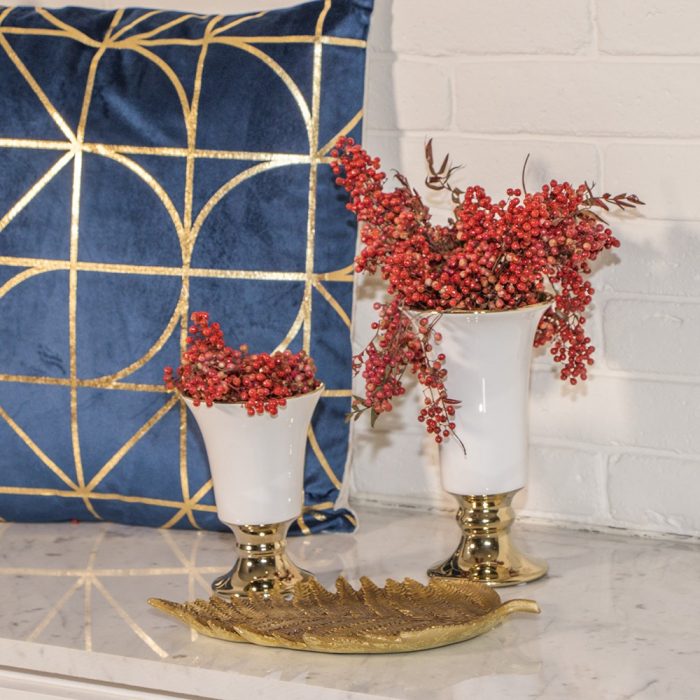 JARRÓN DE PEDESTAL ELIETTE