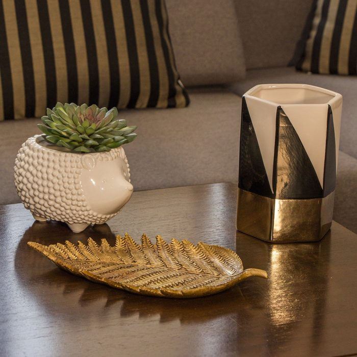 PLATÓN HOJA CENTRO DE MESA