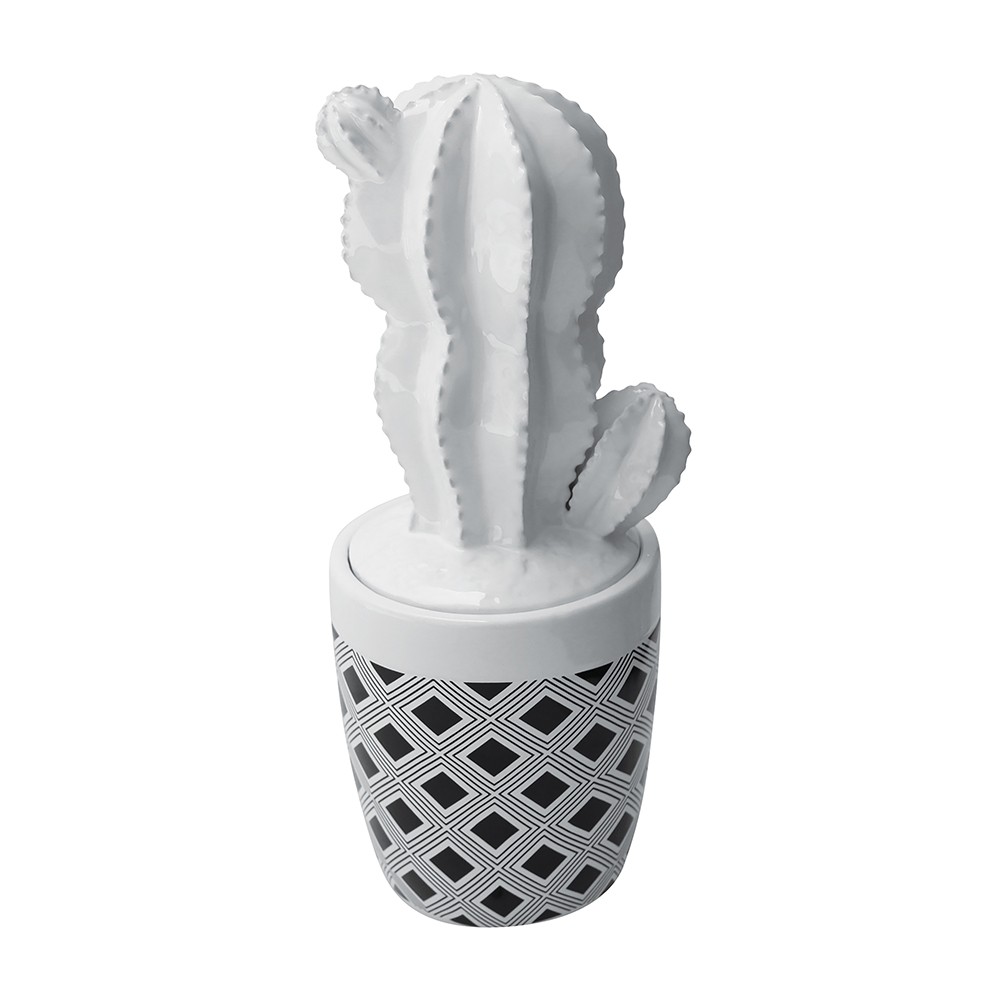 VASIJA CON TAPA CACTUS